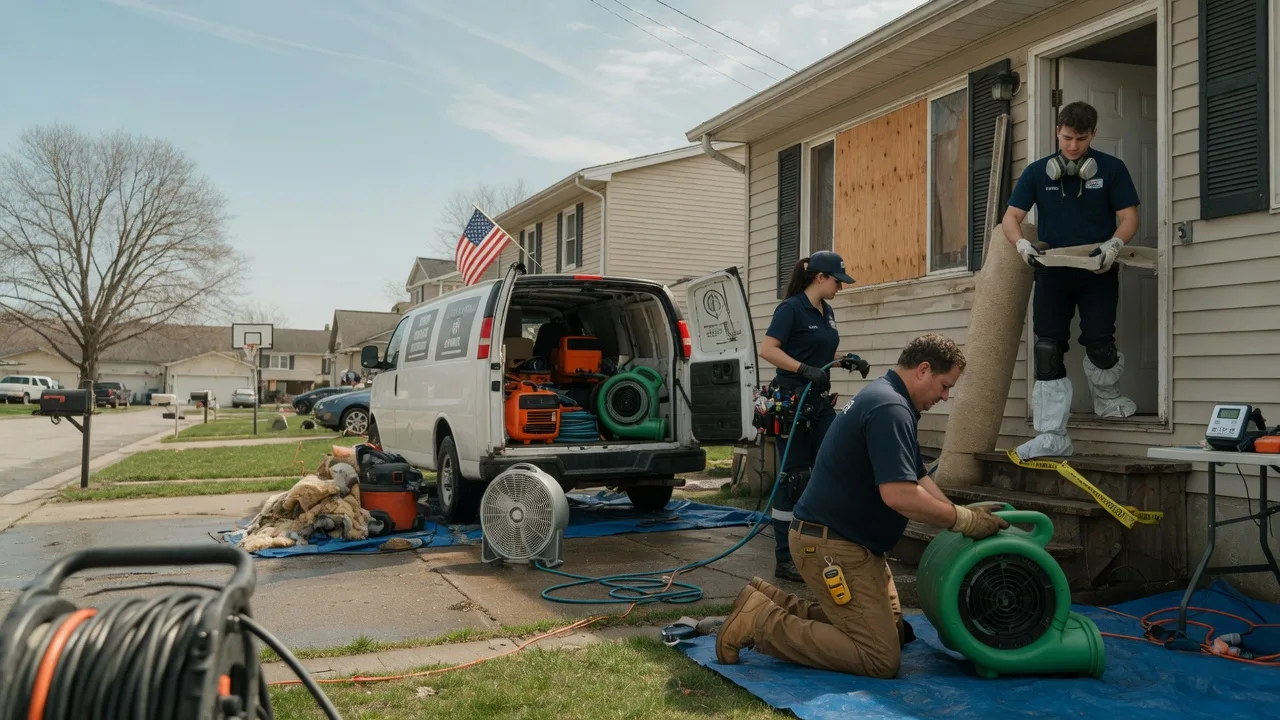 Water Damage Restoration in Mechanicsburg, OH near me